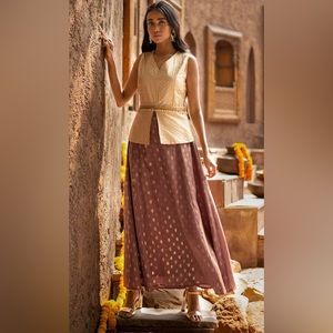 Indya brand Indo-Western Beige Dress from House of Indya Size 4 NAME YOUR PRICE